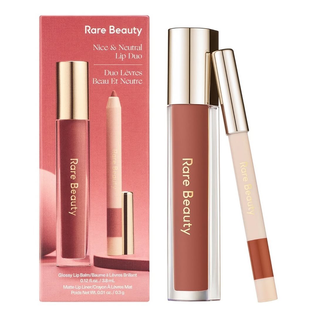 RARE BEAUTY Nice & Neutral Lip Duo Set